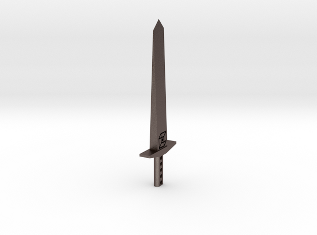 Mini Sword - Letter Opener in Polished Bronzed-Silver Steel