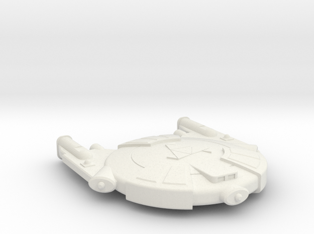 3125 Scale Andromedan Courier Scout SRZ in White Natural Versatile Plastic
