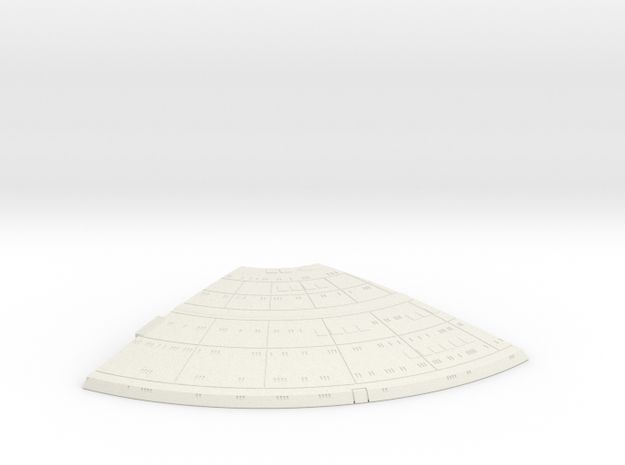 1/1400 Ambassador Concept Left Upper Front Saucer in White Natural Versatile Plastic