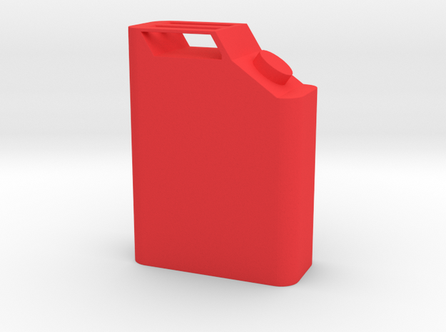 Gas/Petrol Can in Red Processed Versatile Plastic