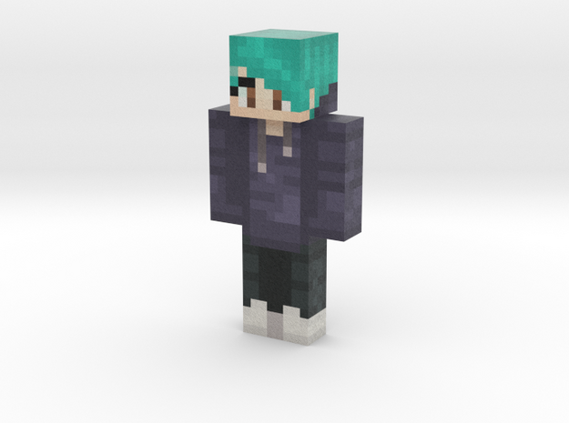Wyntr Mixer Teal Steve Model | Minecraft toy in Natural Full Color Sandstone