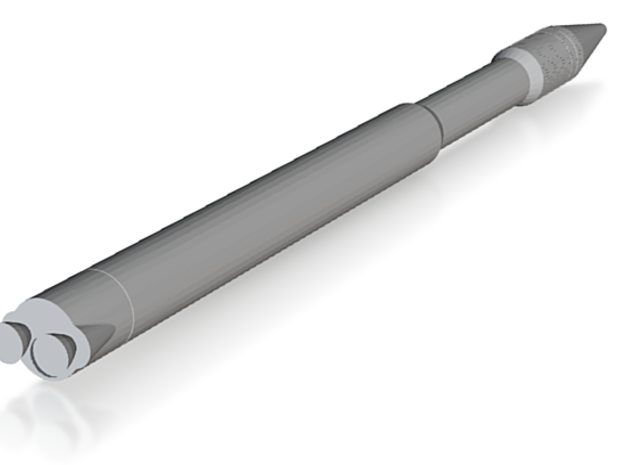 1:288 Miniature Atlas V 401 Rocket in Tan Fine Detail Plastic