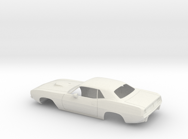 1/8 1971 Plymouth Baracuda in White Natural Versatile Plastic
