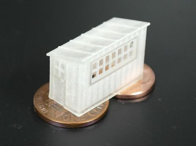 Scale House N scale (1/160) in Smooth Fine Detail Plastic