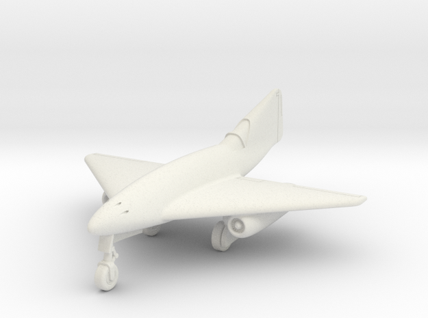 (1:144) Messerschmitt Me 262 Tailless Delta in White Natural Versatile Plastic