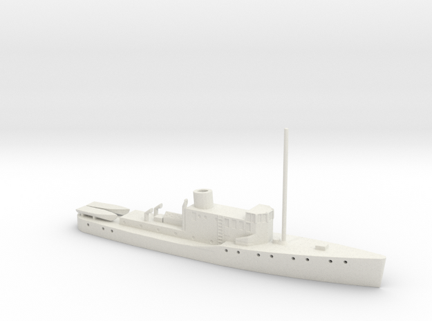 1/350 Scale HMAS Vigilant 102 foot Patrol Vessel in White Natural Versatile Plastic