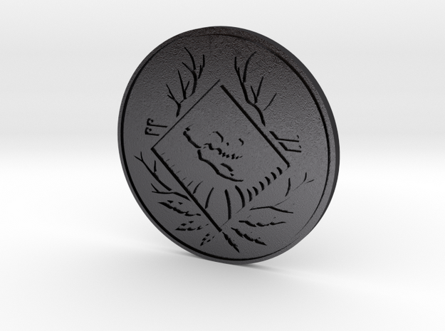 Apex Legends Coin - Apex Coin & Season 1 BP 110 in Polished and Bronzed Black Steel