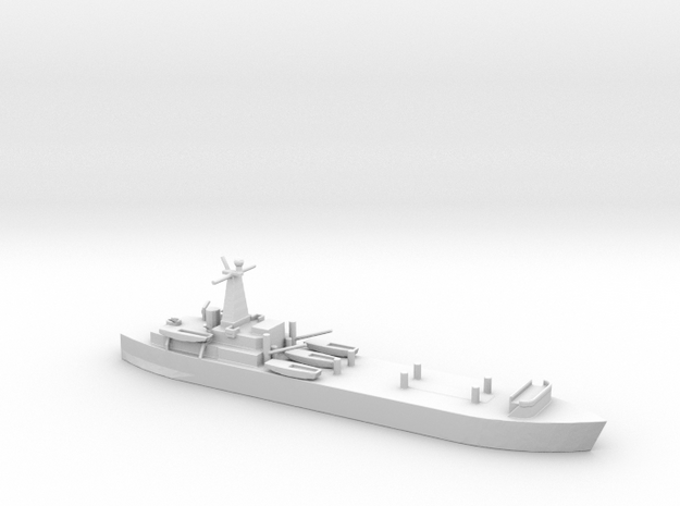 1/1800 Scale British LST-3 in Tan Fine Detail Plastic