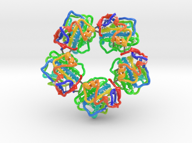 C-Reactive Protein (Large) in Glossy Full Color Sandstone