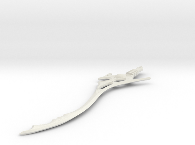 Sword of Darkness - 8in Figure in White Natural Versatile Plastic