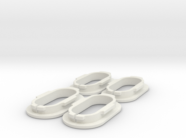 Yamaha QT50 OEM reproduction grommets. in White Natural Versatile Plastic