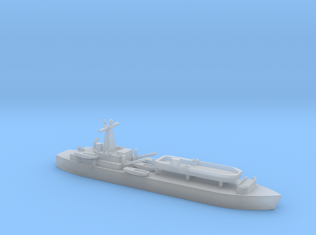 1/1800 Scale British LST-3 with LCT 6 in Tan Fine Detail Plastic