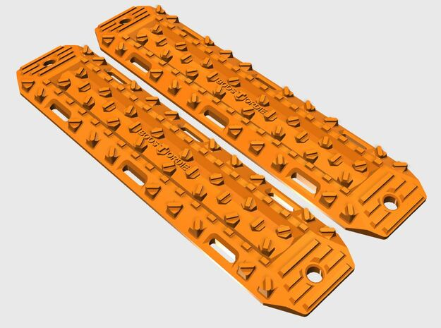 Ultimate Sandtracks by BoostOrDie (Double set) in Orange Processed Versatile Plastic: 1:10