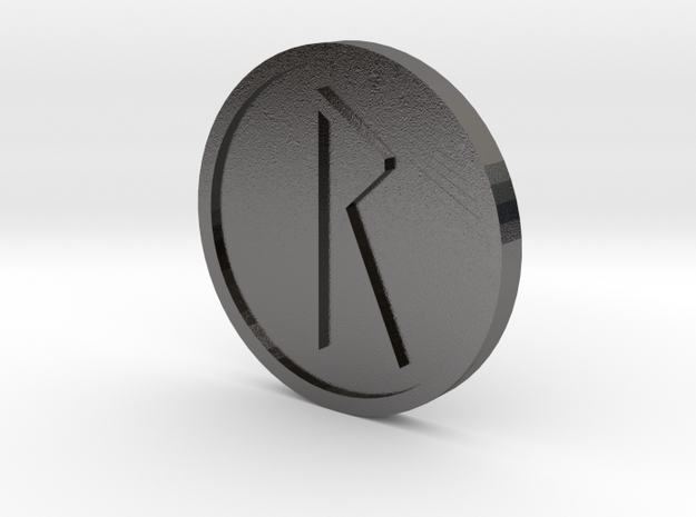 Rad Coin (Anglo Saxon) in Polished Nickel Steel