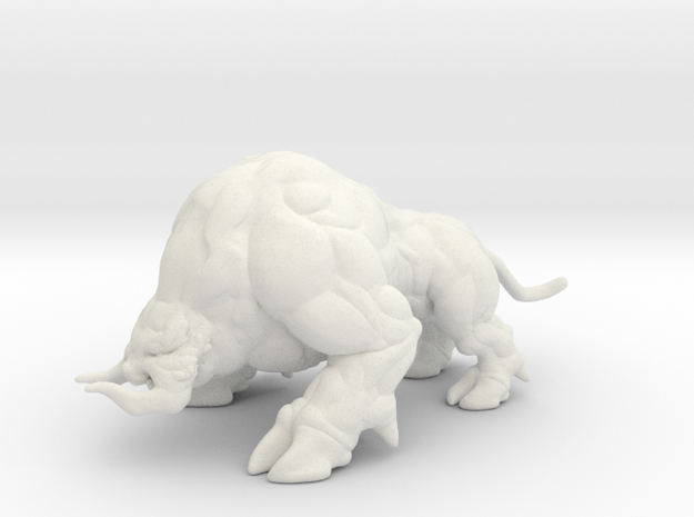 Ganon Giant Hog Beast 1/60 miniature games and rpg in White Natural Versatile Plastic