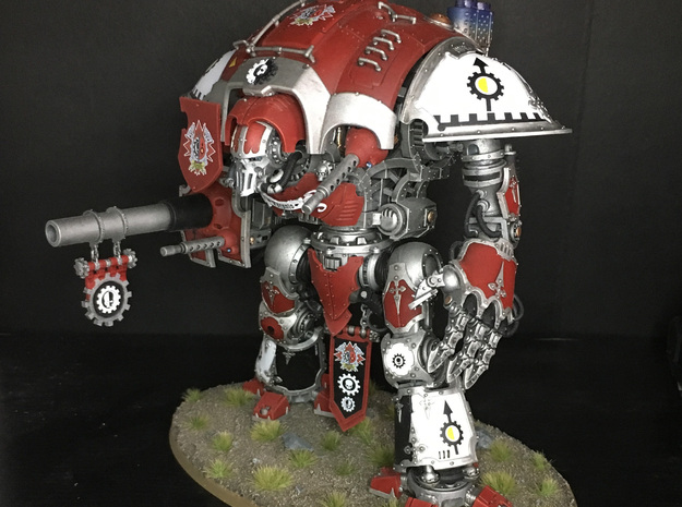 Battle Cannon Banner 4.0 Double Sided in Clear Ultra Fine Detail Plastic