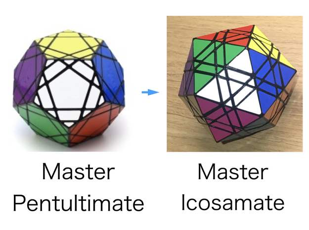 Master Icosamate modified from Master Pentultimate in White Natural Versatile Plastic
