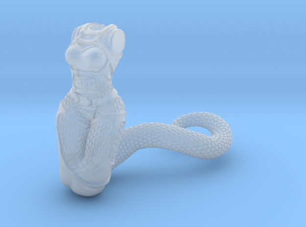 Anthropomorphic female light armor snaketaur 1(HSD in Smooth Fine Detail Plastic