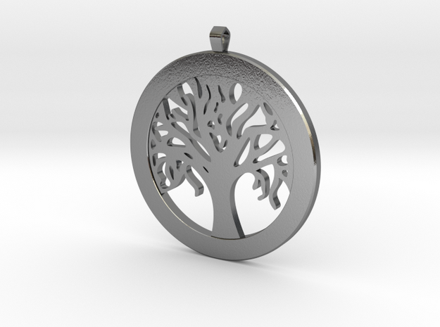 Tree of Life in Polished Silver
