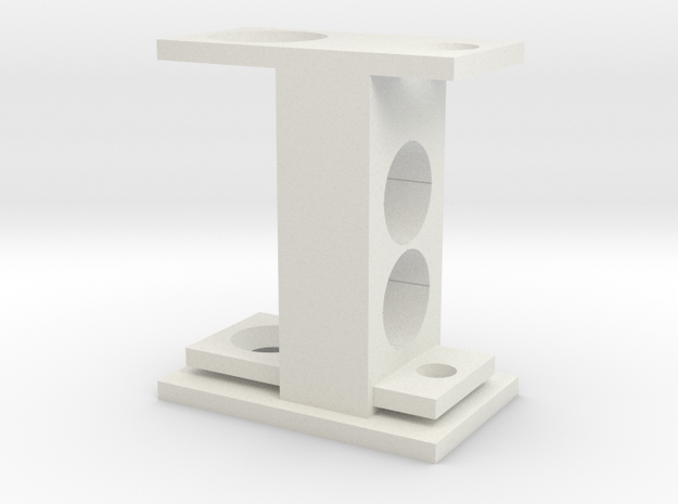 Custom Magnetic Separator Base in White Natural Versatile Plastic