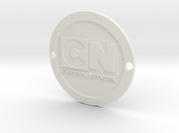 Cartoon Network Custom Sideplate in White Natural Versatile Plastic