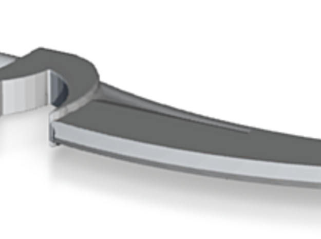 Miniature Rengar Knife - LOL - 10cm in Tan Fine Detail Plastic
