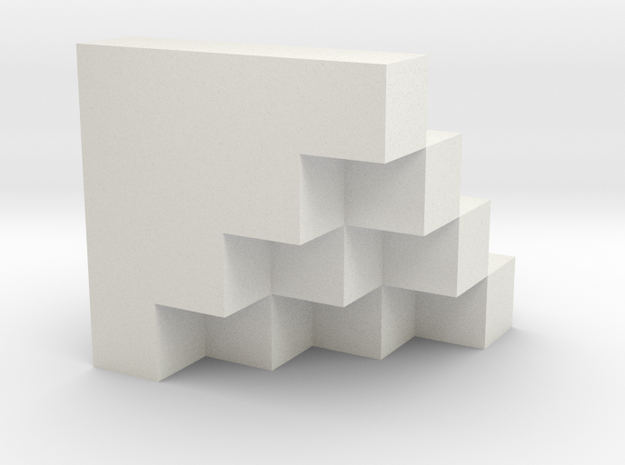 Sum of Squares 3 in White Natural Versatile Plastic