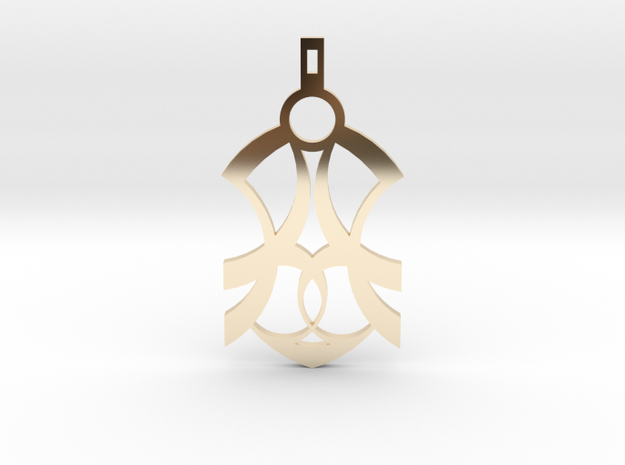 SERIPPY PENDANT in 14k Gold Plated Brass