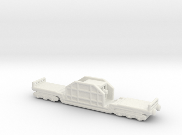 15cm Kanone Eisenbahnlafette  1/144 turret in White Natural Versatile Plastic