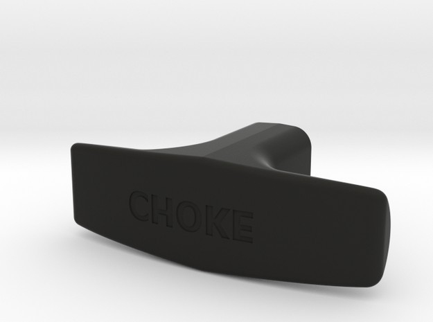 Choke Lever Knob in Black Natural Versatile Plastic