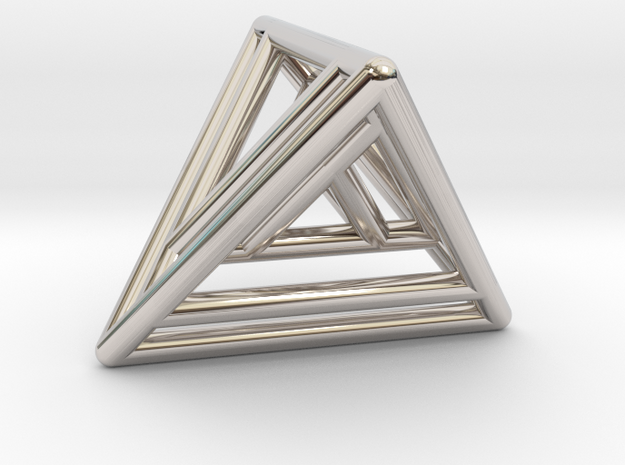 Nested Tetrahedrons in Platinum