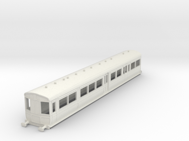 0-87-gcr-railcar-conv-pushpull-coach in White Natural Versatile Plastic
