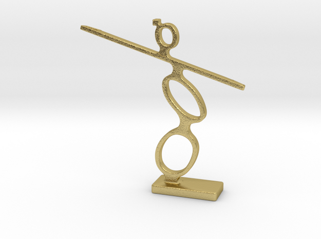 Core Small Precious Metal - Statue Only in Natural Brass