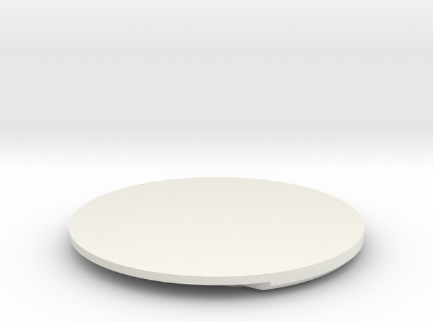 DISC5-FWD-2BBL-WH in White Natural Versatile Plastic