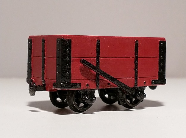 NWNGR 2 Plank Wagon 5.5mm in Smooth Fine Detail Plastic