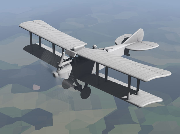 Albatros C.III (Benz, various scales) in Gray PA12: 1:144