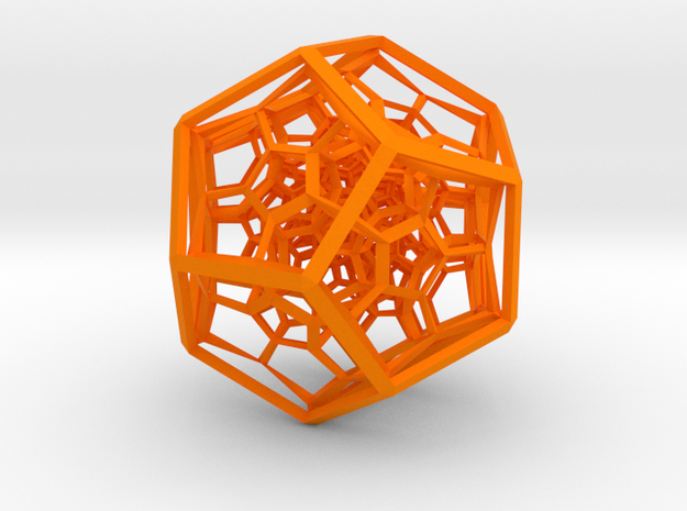 120-cell in Orange Processed Versatile Plastic