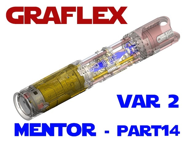 Graflex Mentor - Var2 Part14 - Cover Plate 2 in White Natural Versatile Plastic