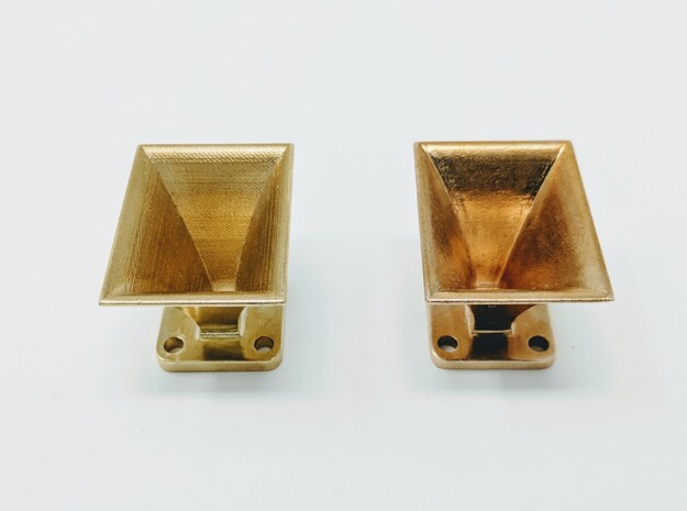 Tapered Horn Antenna - WR28 in Natural Bronze