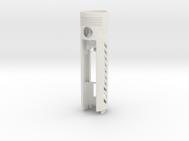 89Sabers - LukeV2 - Chassis Part1 - Style1-CFX in White Natural Versatile Plastic