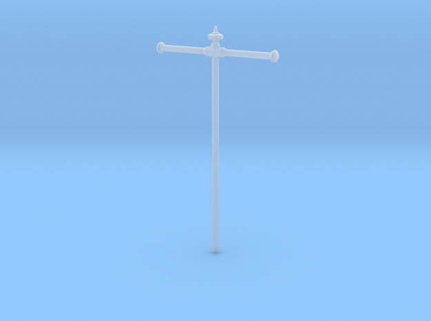 Flags pole for 35mm x 55mm flag in Smooth Fine Detail Plastic