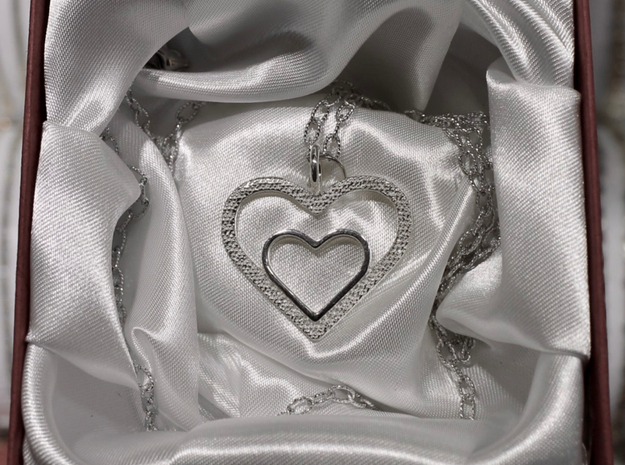 Heart 2 Heart in Polished Silver