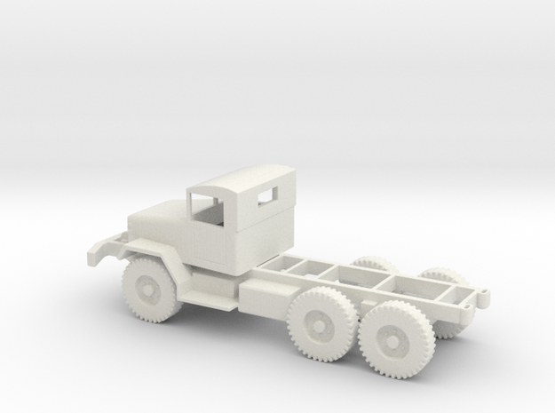 1/87 Scale M44 Chassis in White Natural Versatile Plastic