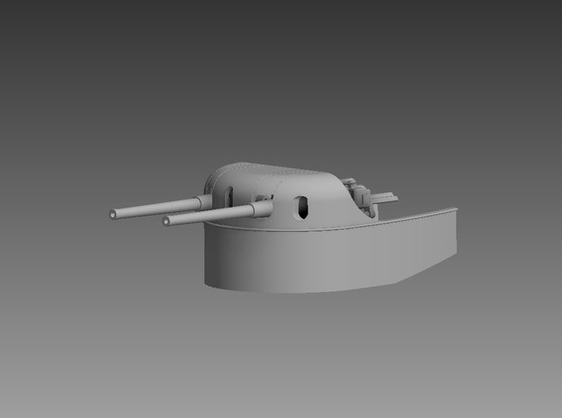X1 Submarine Turret kit 1/192 in Tan Fine Detail Plastic