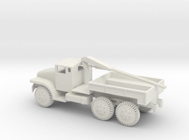 1/72 Scale M135 Truck with Crane in White Natural Versatile Plastic