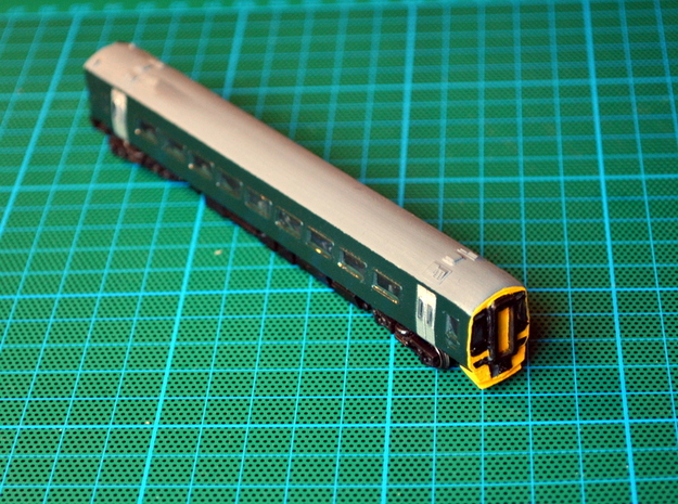 N Gauge Class 158 Version 3 in Tan Fine Detail Plastic