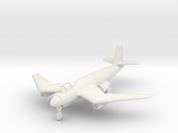 (1:144) Messerschmitt Me P.1101-44 (gear down) in White Natural Versatile Plastic