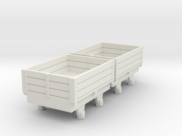 o-re-100-eskdale-ore-wagons in White Natural Versatile Plastic