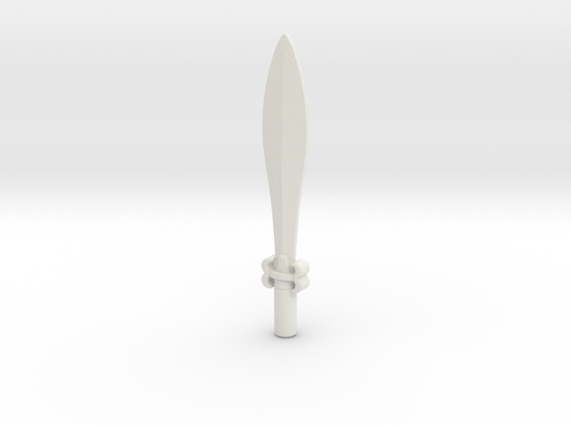 6mm Energo Sword for Upsized KO PotP Slag in White Natural Versatile Plastic