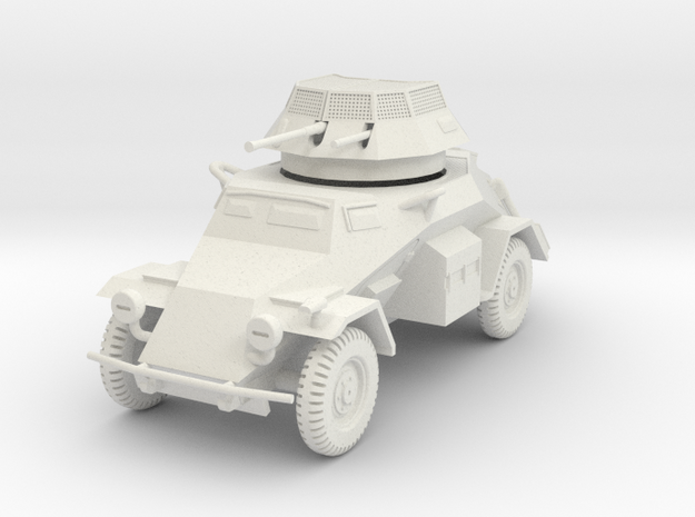 PV133E Sdkfz 222 Armored Car (1/43) in White Natural Versatile Plastic